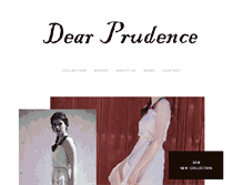 Tablet Screenshot of dearprudence.es